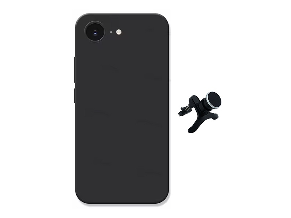 Capa Proteção Para Iphone 16 Gift4me Silicone Magnética Preto