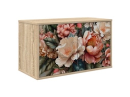 Vidaxl Armário De Tv Montado Na Parede Borne 69 X 33 X 40 Cm