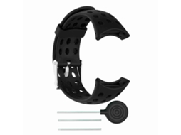Aetheria pulseira de Silicone para Smartwatch Suunto M1 M2 M4 M5 Homem Bracelete Preto