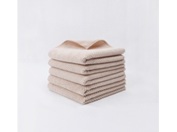 Panos De Limpeza Em Microfibra, 5 Unidades, 30 X 30cm, Alta Absorção, Sem Fiapos, Reutilizável, Para Carro, Uso Doméstico