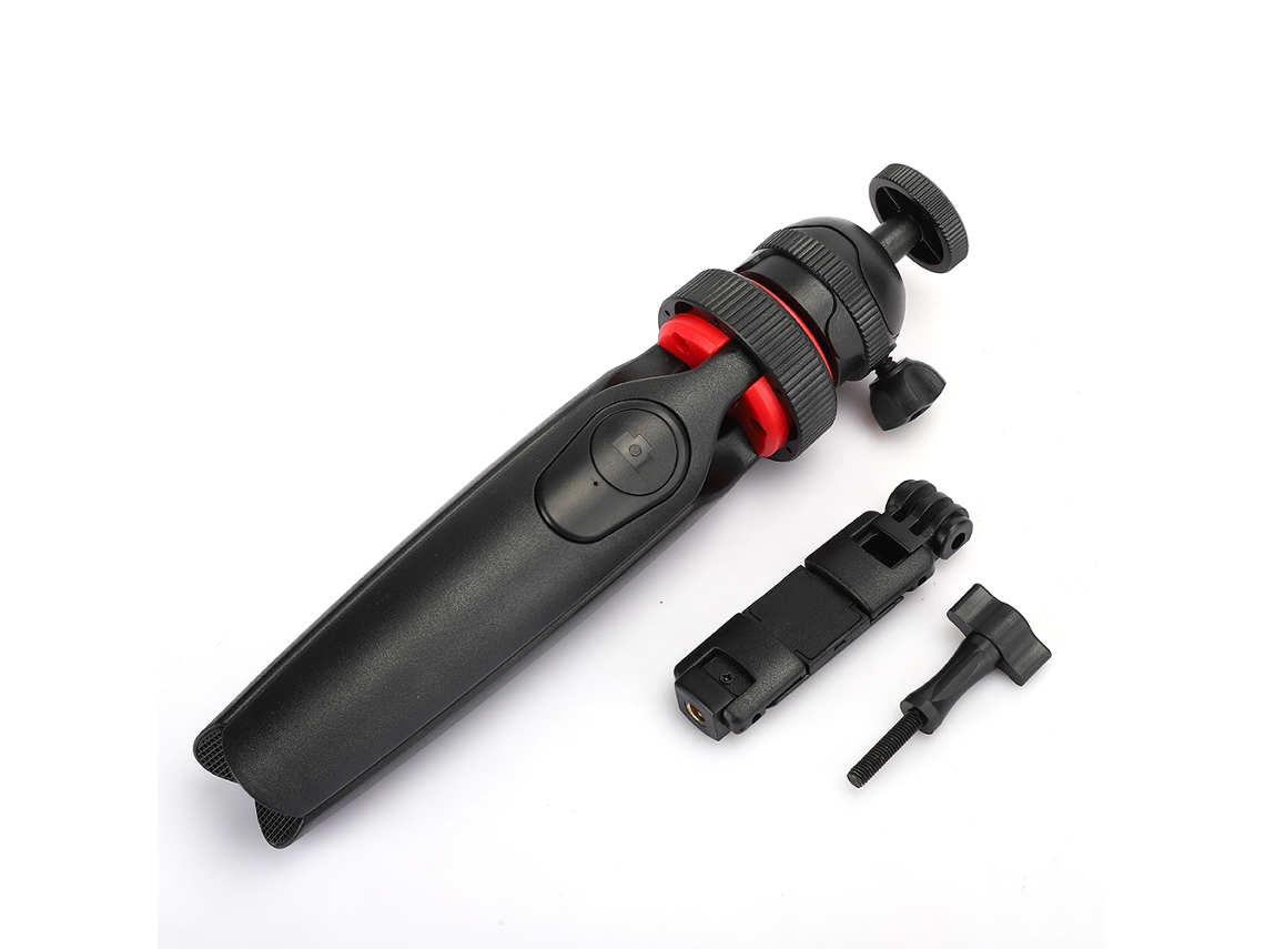 Aetheria tripé com Controle Remoto Bluetooth para Celular Acessório de Armazenamento Desktop Portátil Preto