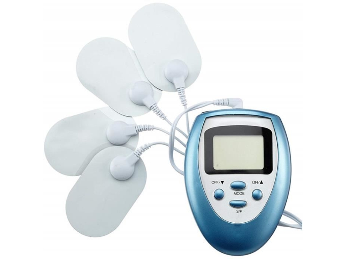 Aparelho de Eletroestimulação 4 Patches 8 Programas Massageador Emagrecedor Neutro Fitness