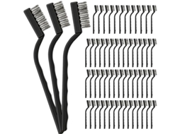 Escova de Limpeza para Grelha, Aço Inoxidável, 17 Cm, Preta AQUAFORGE