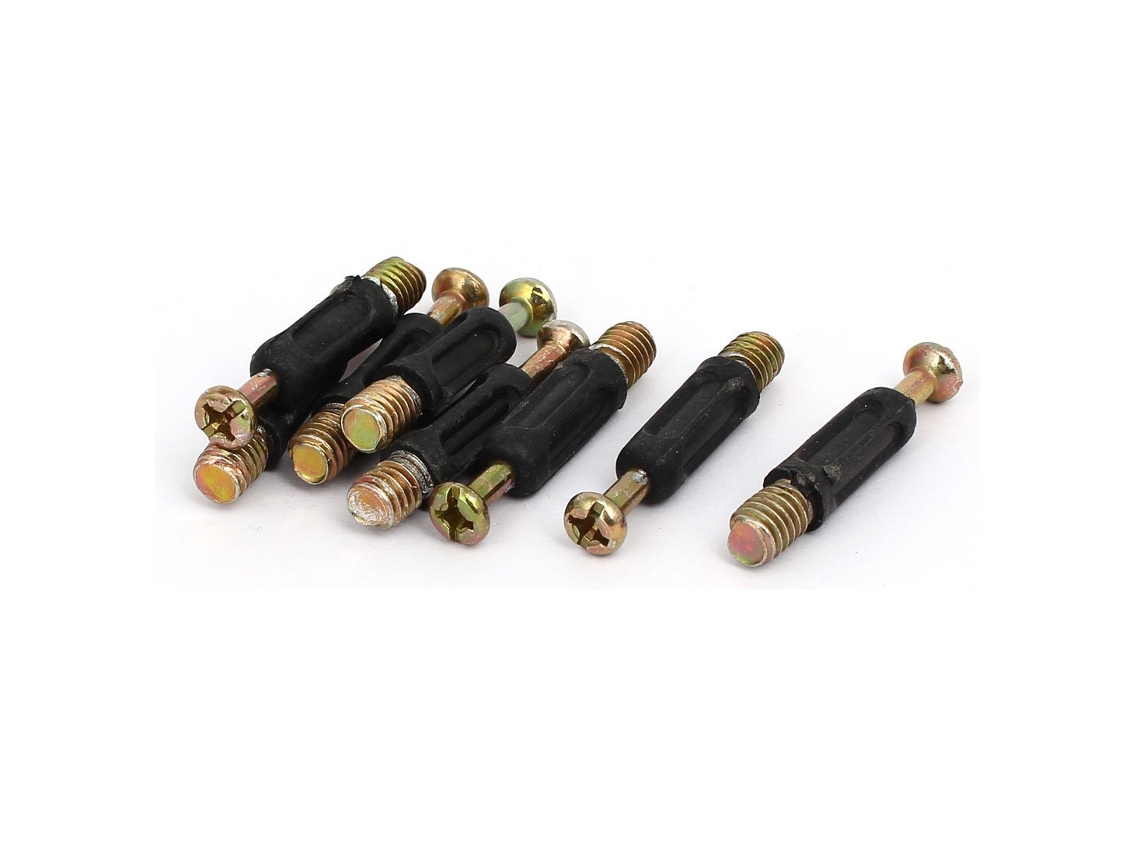 Conectores de Móveis com Rosca M6 35mm 8 Peças CHABERLU