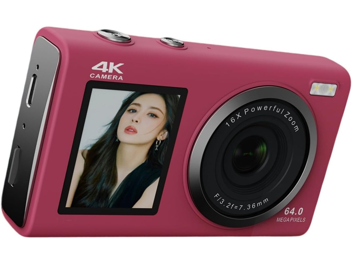 Câmera Digital De 80 Mp Com Foco Automático 4k Tela Dupla