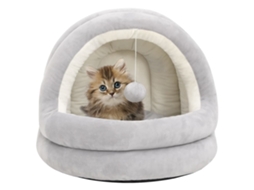 Vidaxl Cama 40x40x35 Cm Cinzento E Cor Creme