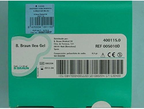 Braun Medical Saco  colostomia  gel