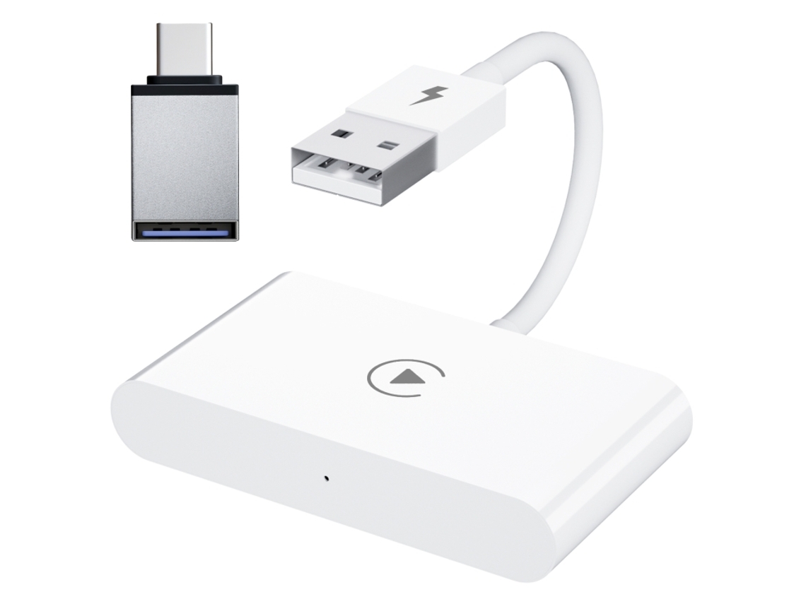 Adaptador Carplay sem fios ZRUXE Usb/usb c para iPhone (compatível com Apple Carplay, plug and play) | ZRUXE