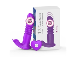 Vibrador Porttil De Aquecimento Telescpico Com Controle Remoto Sem Fio Para Mulheres (roxo) Yizhood