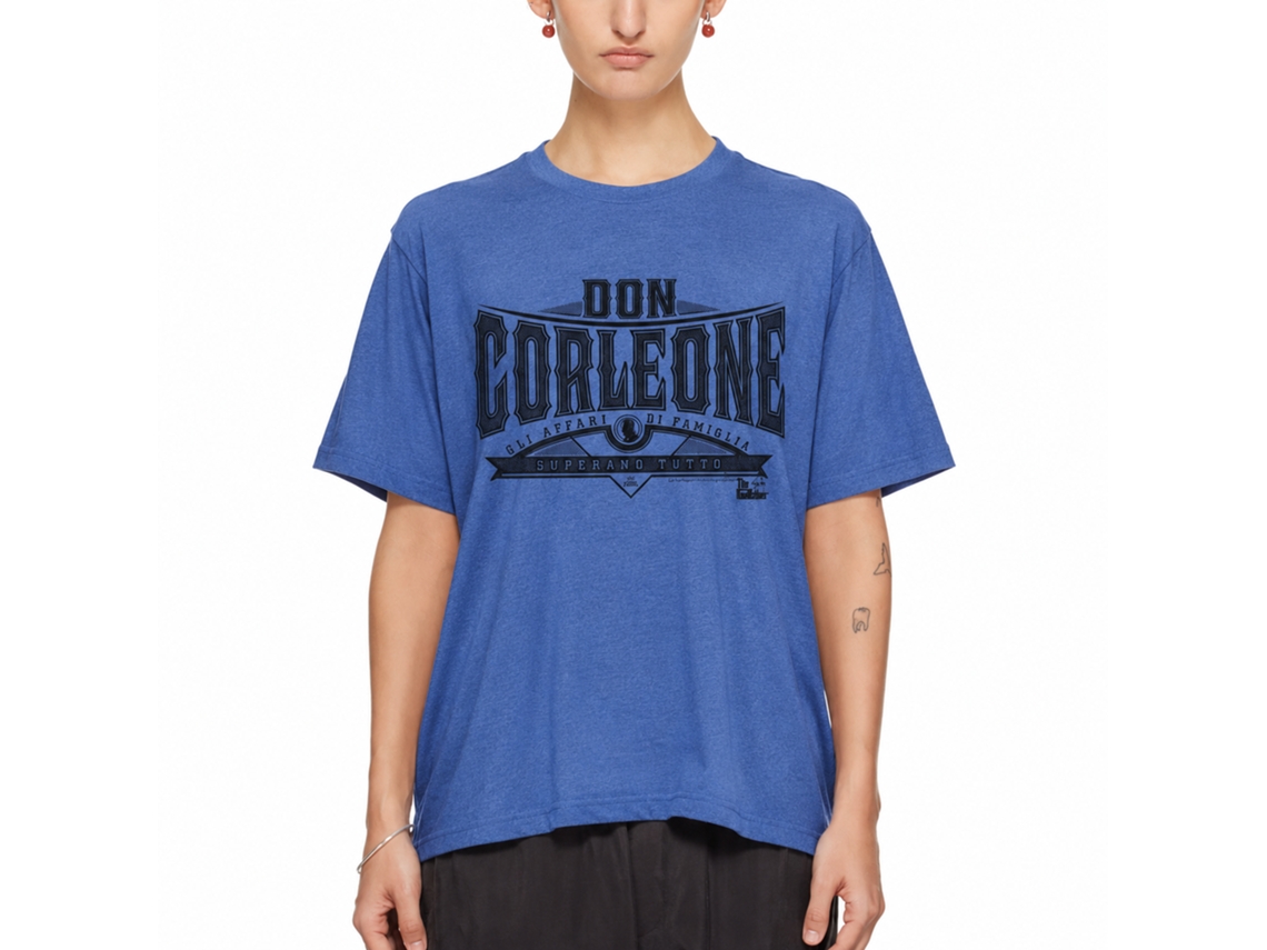 Rockinstone Godfather Don Corleone Heather Royal Adult T-shirt Size:xl