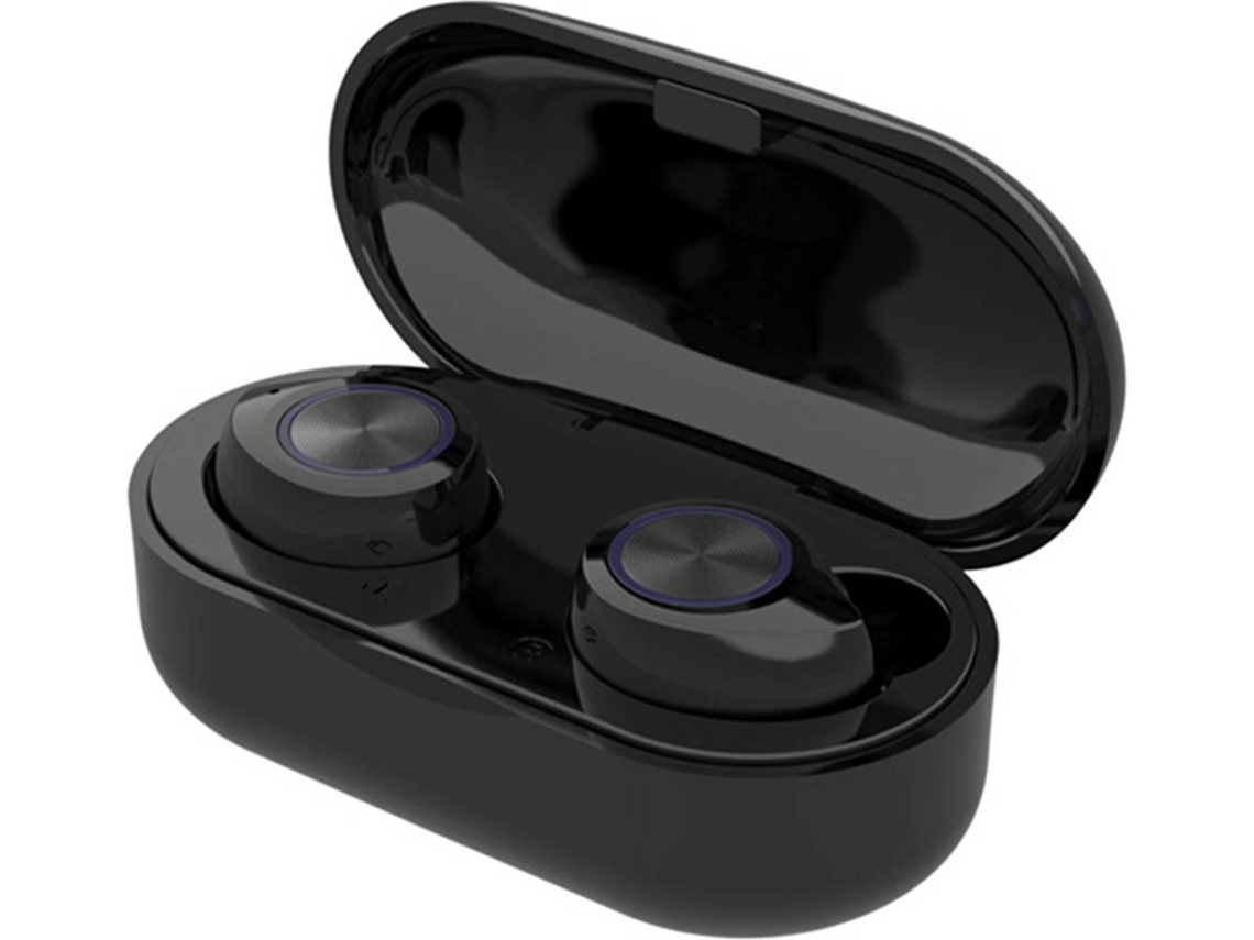 Auriculares Bluetooth True Wireless WJS ZH0020 (In Ear - Microfone - Preto)