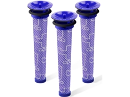 Acessórios Aspirador De Pó Para Dyson Dc58 Dc59 V6 V7 V8, 3 Pcs De Pré-filtro De Reposição Cuich