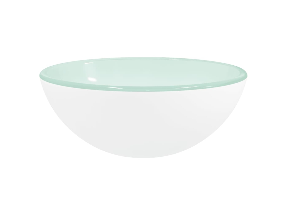 Basin, Basins Vidaxl Branco Vidro (30 X 12 Cm)