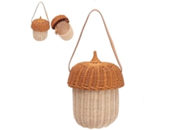 Mangueira De Mão Feita À Mão - Caixa De Armazenamento Para Crianças - Caixa Decorativa - Caixa De Rotão - Com Tampão - 25 X 18 Cm