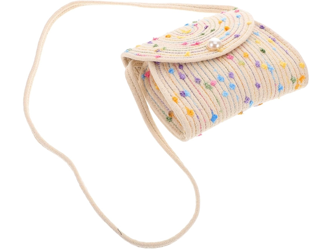 Bolsa De Palha Leve E Confortável Para Mulheres Com Alça De Ombro Trançada, Ideal Para Viagens.
