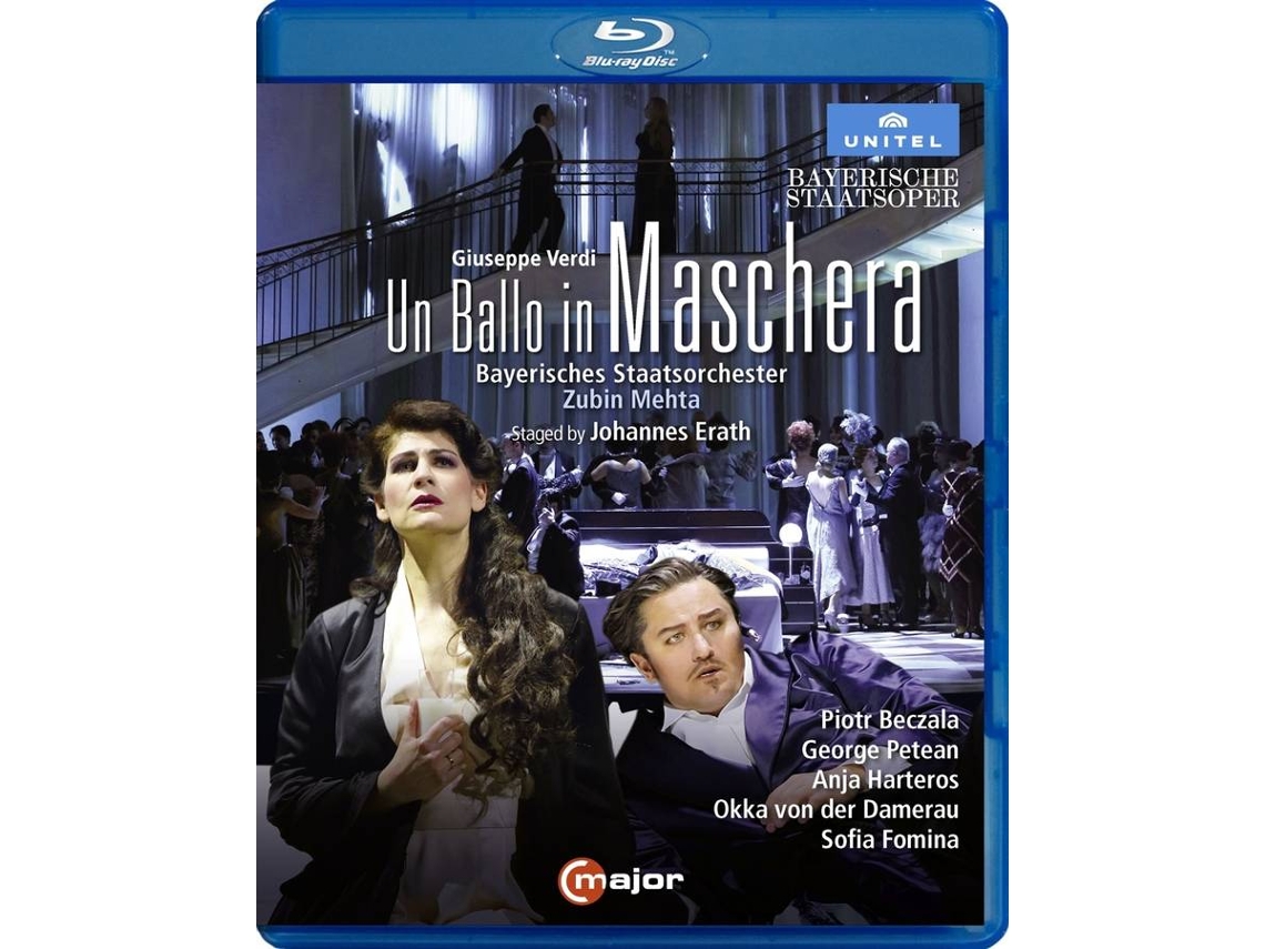 Blu-ray Video Beczala/Petean/Harteros/Mehta/Bayer.Staatsorch. - Un Ballo in Maschera (1CD)