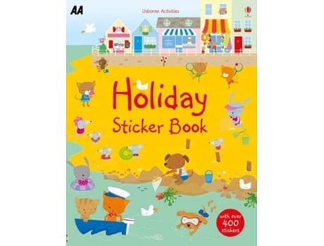 Livro Holiday Sticker Book de AA Publishing (Inglês)