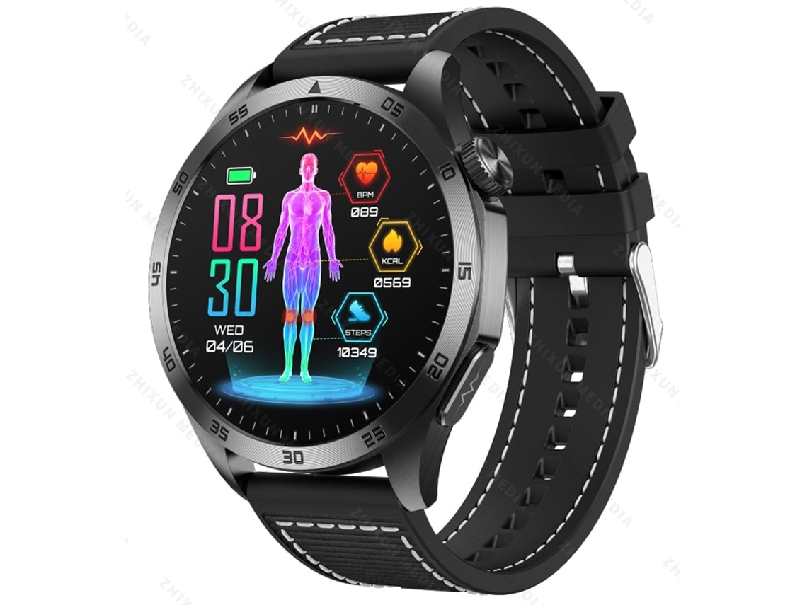 Smartwatch com Monitoramento de Açúcar no Sangue Micro Verificação de Saúde Detecção de Ácido Úrico Chamada Bluetooth e Recurso SOS YUNZII