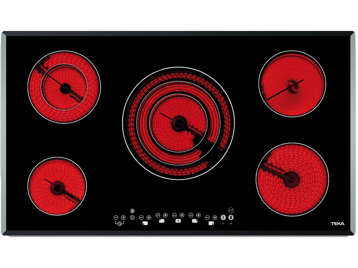 Placa de Vitrocerâmica TEKA TR 951 (Elétrica - 90 cm - Preto)