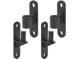 2 Pares De Dobradiças Reforçadas Para Portão Em Aço Inoxidável 304, Dobradiças De Parede Para Portas Celeiro, Para