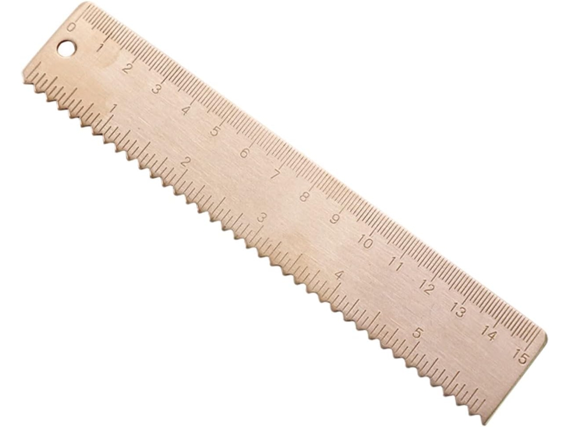 Régua De Latão Angooily, Conjunto De 3 Peças, Ferramenta De Medição E