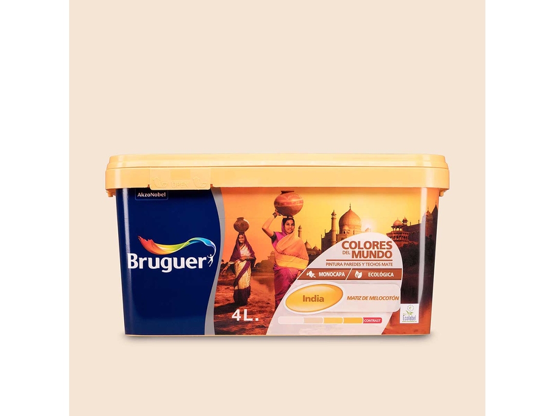 Bruguer Cores Do Mundo Índia Peach Tint Pintar 4L 5246651