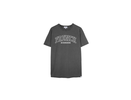 T-shirt para Homem FRENCH DISORDER (L - Algodão - Cinzento)