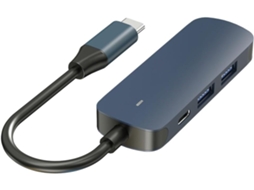 Hub Usb-c 4 Em 1 Com Estação De Acoplamento Multifuncional, Hdmi 4k,