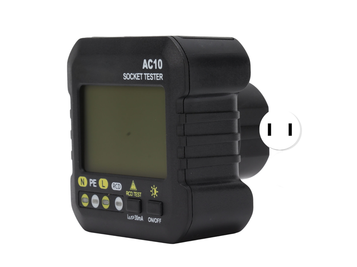 Tester De Tomadas Elétrico Com Display Led Para Casa, Plug Us 110v - Detector De Receptáculos
