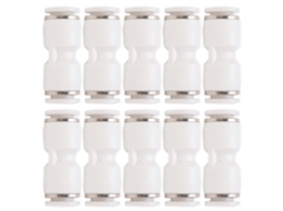10 Conectores Retos De Empuje Rápido Para Mangueira De Ar, Acessórios Neumáticos Tubo Pu-8