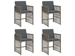 Garden Chair, Garden Chairs Vidaxl Cinzeto Rattan / Vime (n/a)