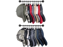 Lurelia Cabideiro De Porta, 20 Ganchos, Em Aço Inoxidável, Para Parede, Para Toalhas E Roupas, 43 Cm, Preto