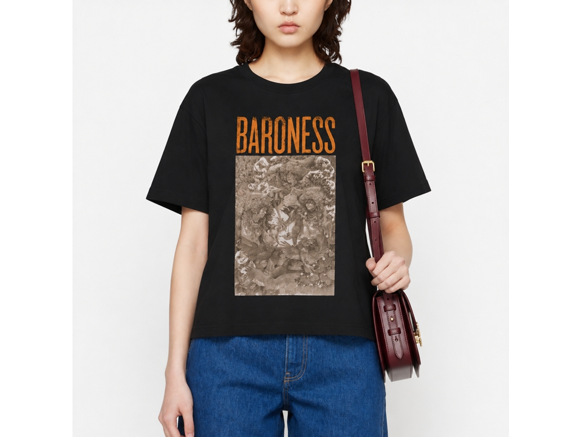 Baroness Gold Grey T-shirt Classic Unisex Adults Size:l