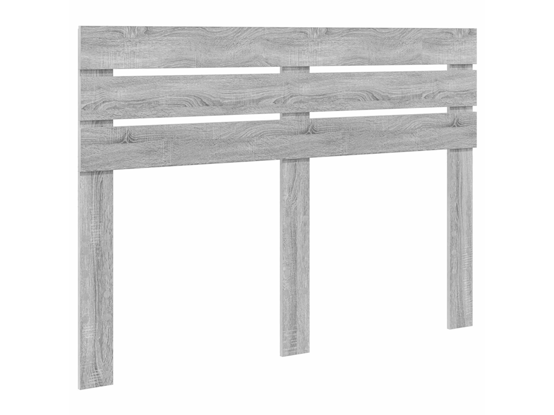 Cabeceira | Painel De Cama Cinza Sonoma 150 Cm Madeira Processada