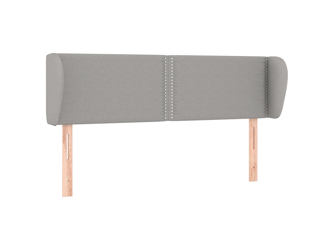 Headboard, Headboards Vidaxl Cinzeto Tecido (147 X 23 X 78/88 Cm)