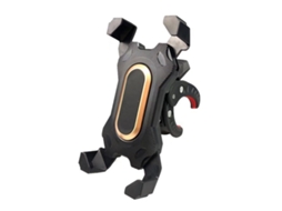 Suporte Para Telemóvel - Suporte Para Bicicleta - Suporte Para Mota - Fixação De Quatro Garras - Navegação Para Bicicleta - Dourado