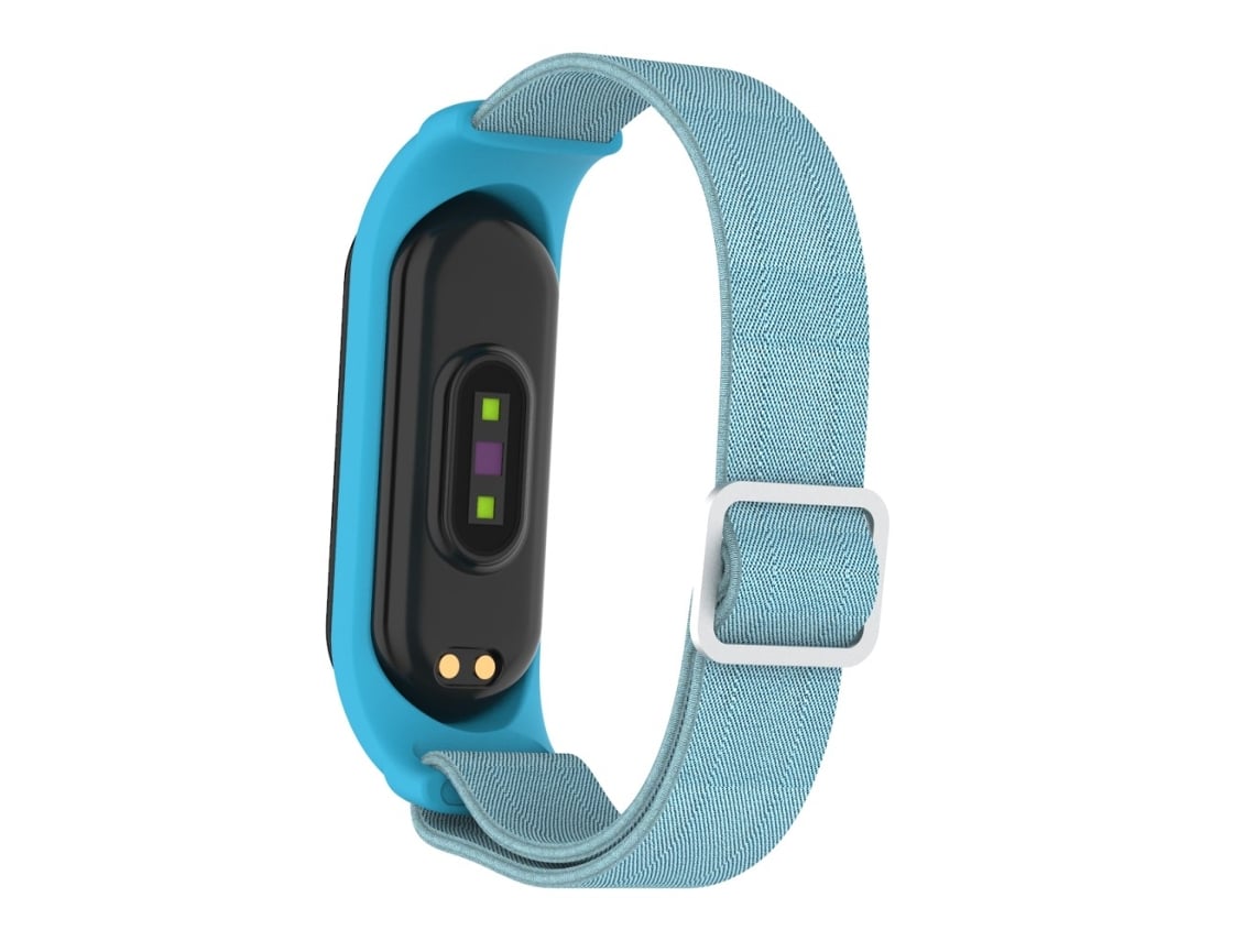 Pulsera Em Nylon Elástico Azul Claro Para O Seu Xiaomi Mi Band 3/4