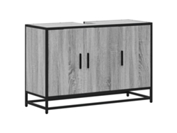 Bathroom Sink Cabinet, Bathroom Sink Cabinets Vidaxl Cinzeto Madeira Processada (n/a)