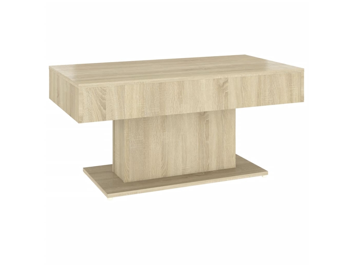 Mesa de centro Carvalho Sonoma Madeira Derivatives (96x50x45 cm) MAISON EXCLUSIVE