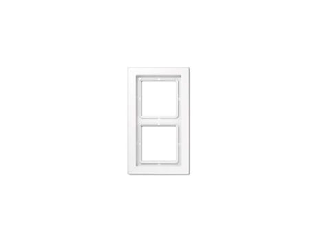 Moldura 2 Elementos Brancos Ls Design Jung Lsd 982 Ww (11mm)