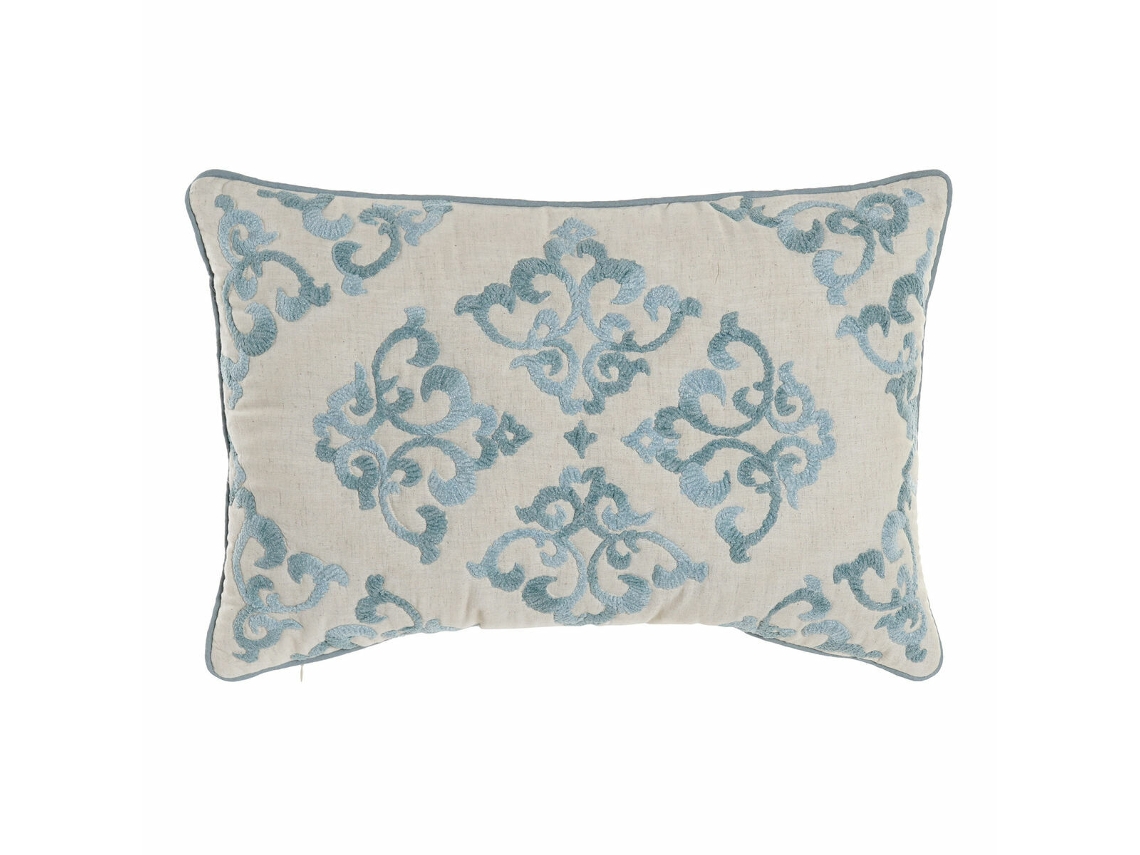 Capa de travesseiro DKD Home Decor Azul Tradicional (60x1x40 cm)