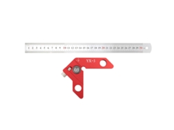Ferramenta de Medição Yx 3 Center Line Scriber Régua Calibre 45-90 Graus YURU