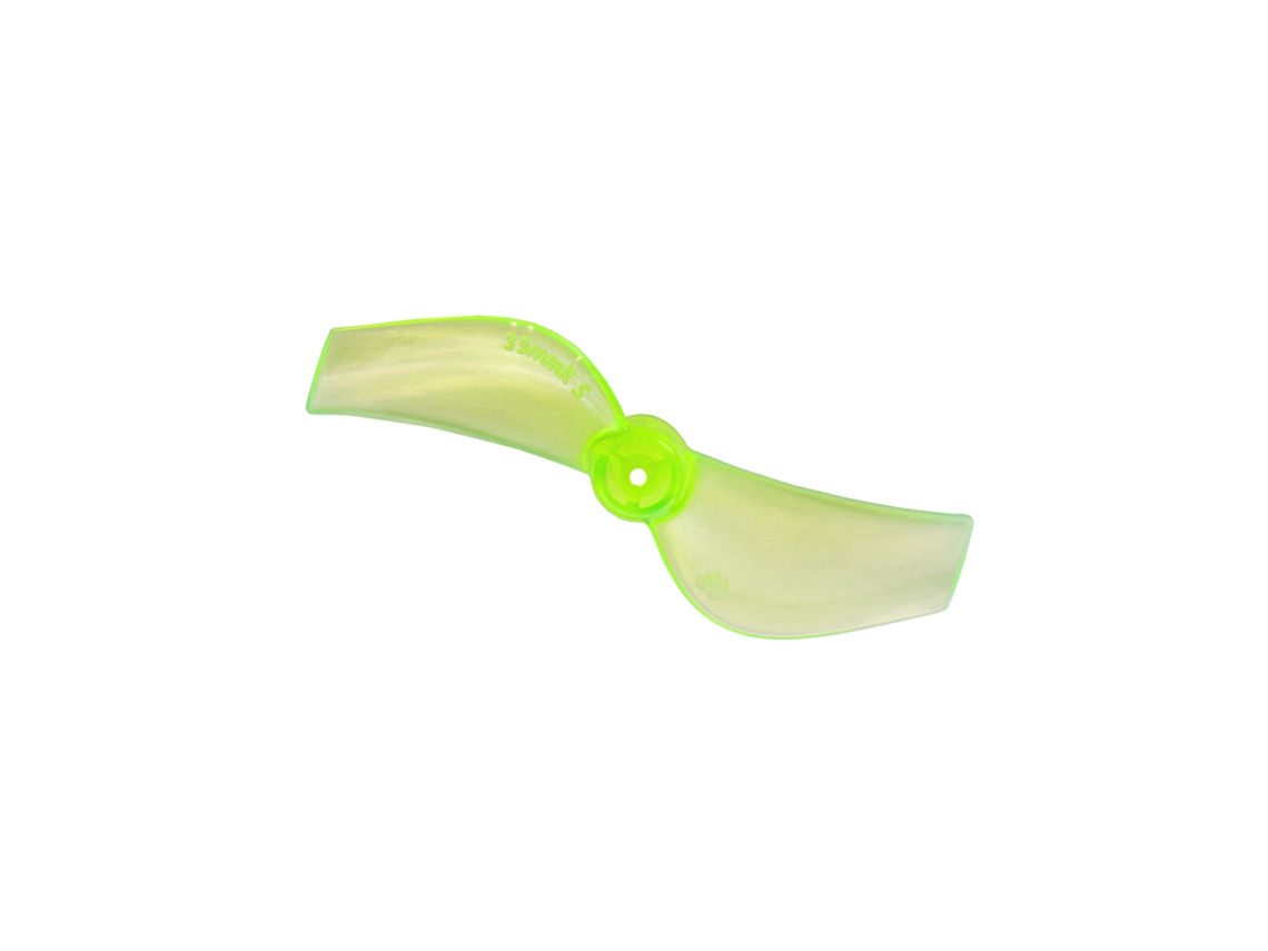 Hélices Gemfan de 35 Mm, 2 Pás, Furo de 1 Mm, em Policarbonato, Cinzento Transparente Nº 4, para Drones de Corrida Fpv. MDUG