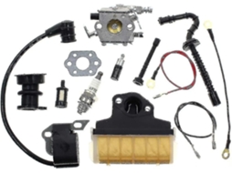 Carburador para Motosserra Stihl 021/023/025/ms210/230/250. Inclui Filtro, Bobina, Mangueira e Ajuste. Substitui Walbro Wt28.