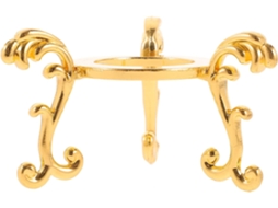 Suporte Metálico Estável Ukcoco Para Esfera De Cristal Transparente 256 Polegadas, Ideal Para Decoração De Casa E
