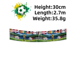 Faixa Decorativa Da Copa 2026: Bandeiras De Países Para Decoração De Festa E Torcida