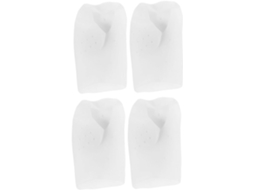 Palmilhas De Silicone Invisíveis Para Calcanhar, 5, 0cm, 2 Pares