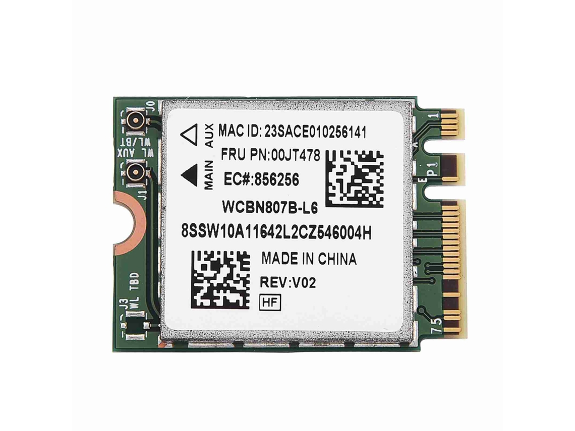 Placa sem fio Bluetooth 2 em 1 para Lenovo Thinkpad (banda dupla 2,4 GHz e 5 GHz)