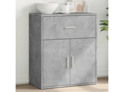 Aparador 60x31x70 cm Derivados de Madera Cemento Gris