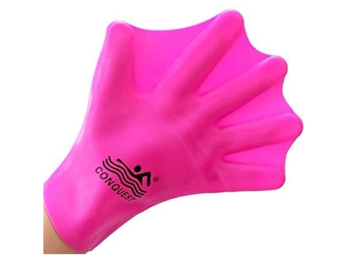 Luvas De Natação Com Membrana Em Silicone Para Treino Aqua Fit, Dedos Fechados, Unissex Adulto, 2pcs